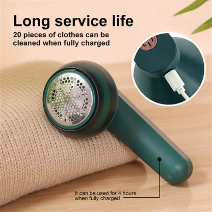 Quitapelusa Eléctrico USB Recargable – Lint Remover para Ropa y Tapices