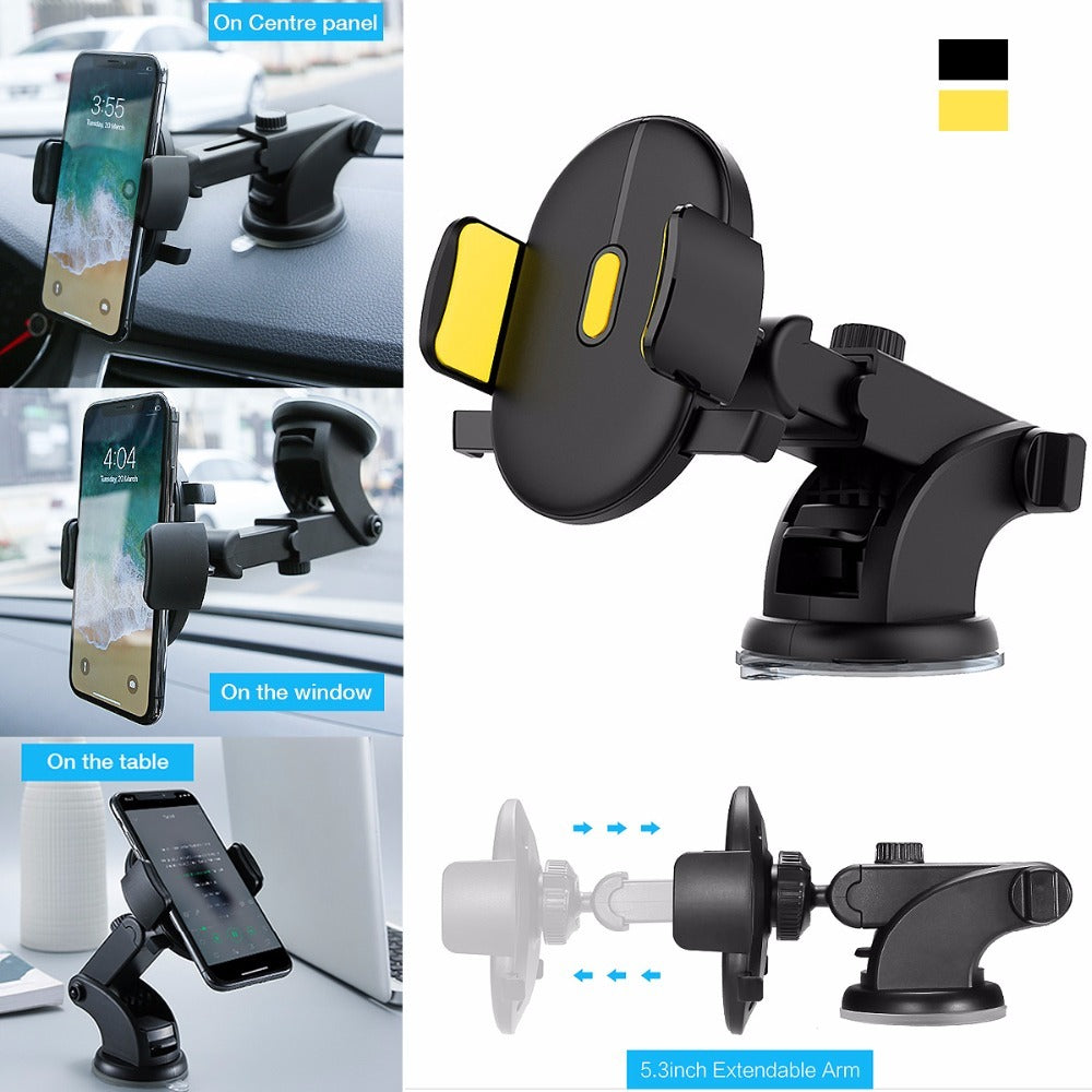 Soporte Telescópico Universal para Celular – Uso en Auto