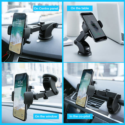 Soporte Telescópico Universal para Celular – Uso en Auto