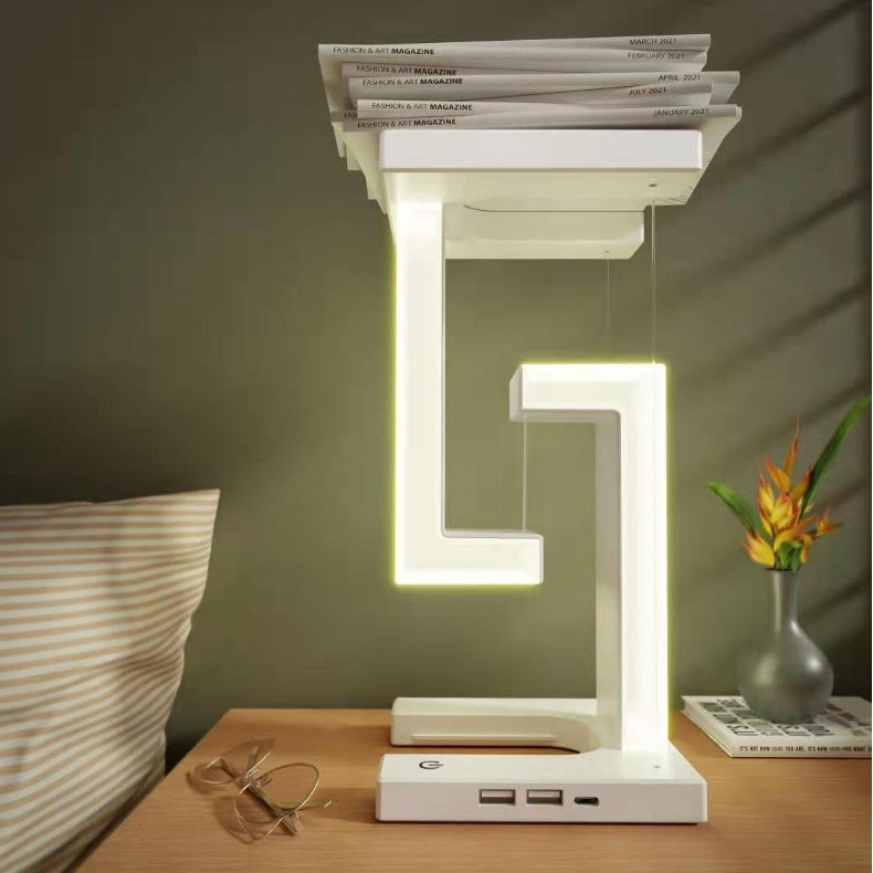 Lámpara Flotante con Carga Inalámbrica – GlowBalance™