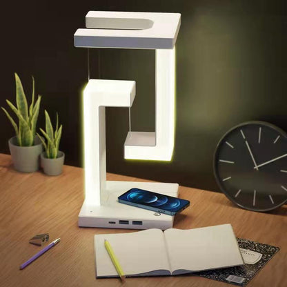 Lámpara Flotante con Carga Inalámbrica – GlowBalance™